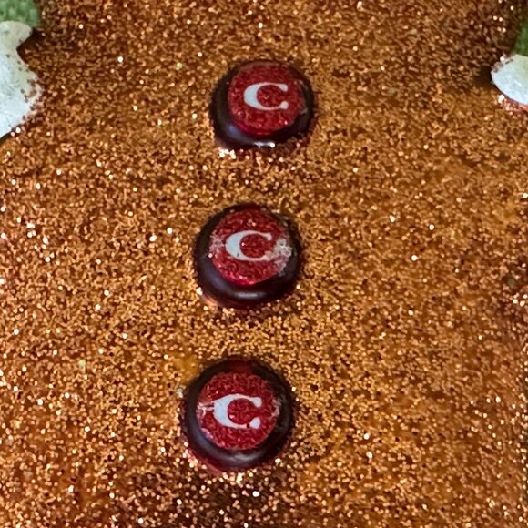 COACH GINGERBREAD BOY ORNAMENT BOXED:NIB CCD48 - Picture 10 of 16